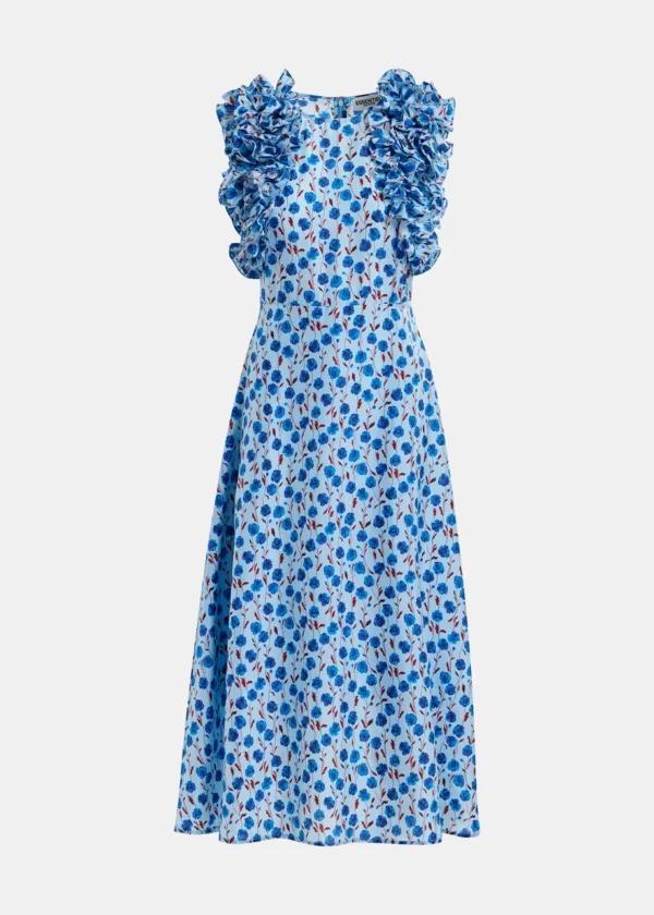 VESTIDO MIDI FLORAL ESSENTIEL