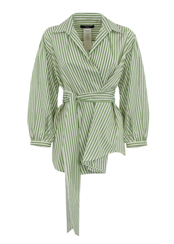 blusa maxmara rayas verde