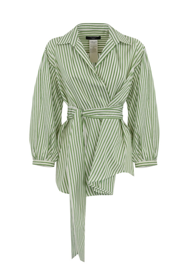 blusa maxmara rayas verde