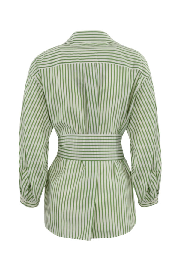 blusa maxmara rayas verde