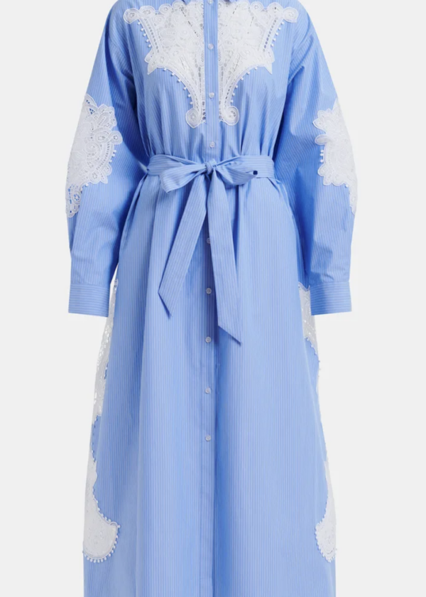 VESTIDO CAMISERO AZUL ESSENTIEL