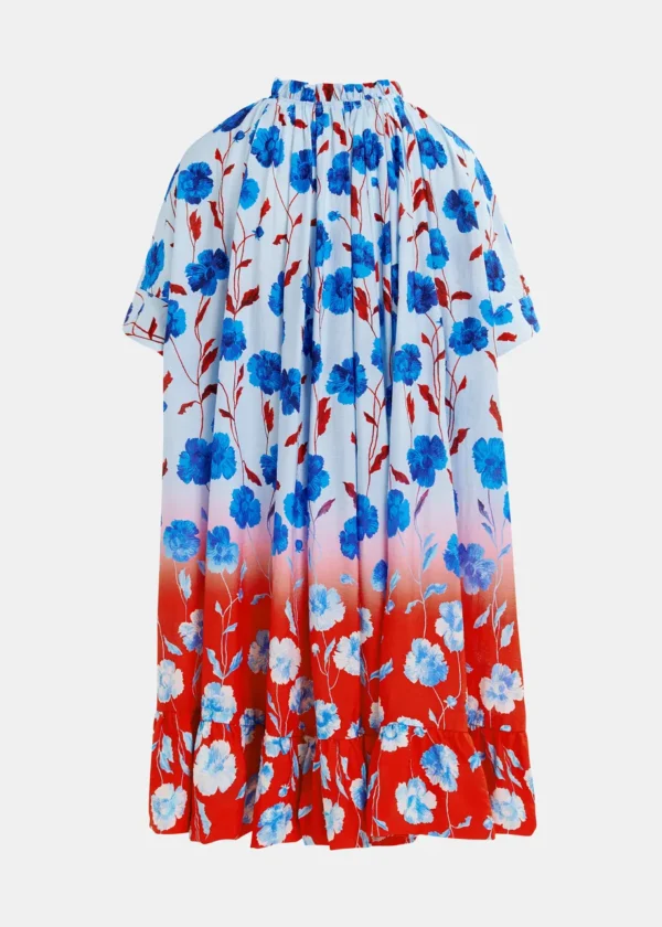 vestido oversize flores essentiel