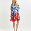 vestido oversize flores essentiel