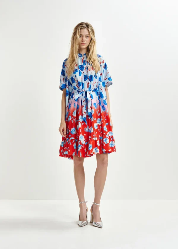 vestido oversize flores essentiel
