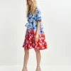 vestido oversize flores essentiel