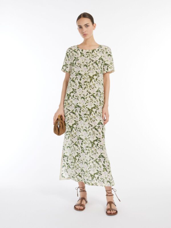 vestido seda maxmara