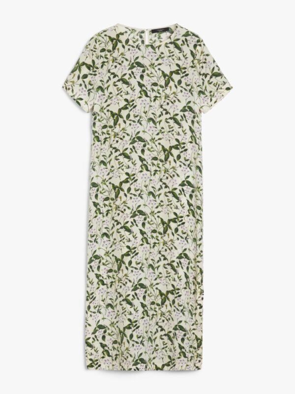 vestido seda maxmara