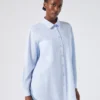 CAMISA EVELIN MAXMARA AZUL