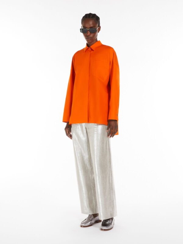 camisa gerona maxmara naranja
