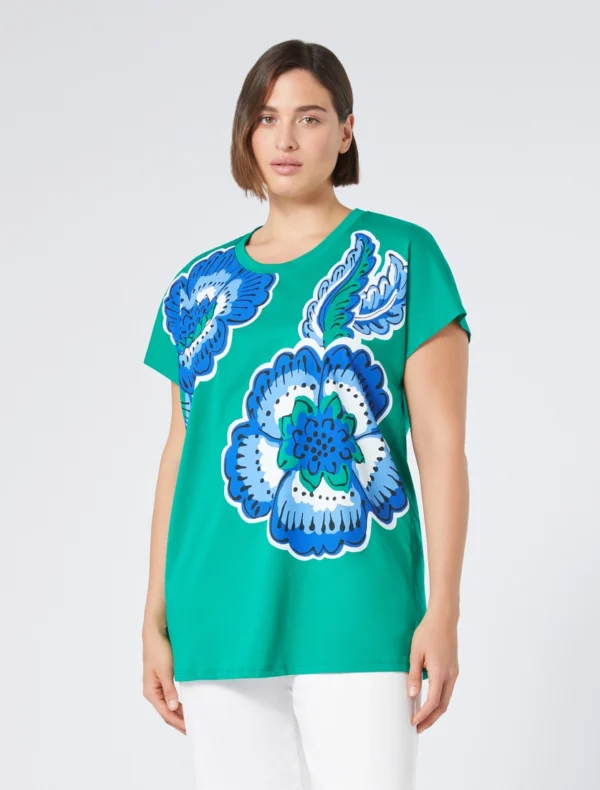 CAMISETA MAXMARA MAGA VERDE