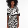 CHAL MAXMARA DE MODAL Y SEDA ESTAMPADA
