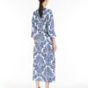 VESTIDO MAXMARA FLORES CAMELIA
