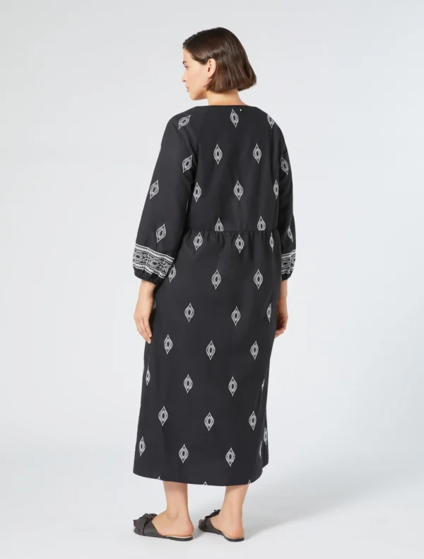 vestido maxmara algodon y lino