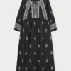 vestido maxmara algodon y lino