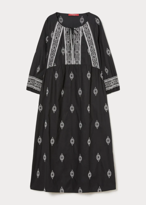 vestido maxmara algodon y lino