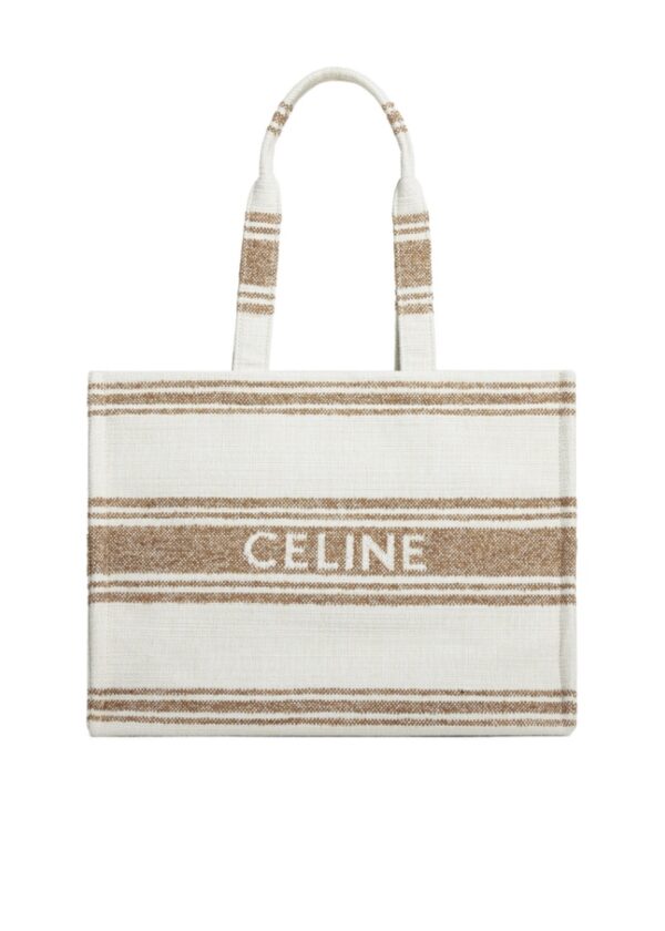 CELINE CABAS THAIS RAYAS JACQUARD