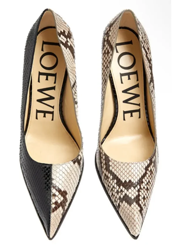 tacones-loewe-de-cuero-negro-43335644-2_2 TACON LOEWE PIEL SERPIENTE