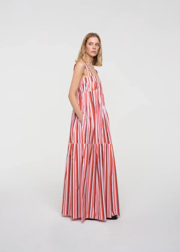 VESTIDO CAMISERO PLAN C DE RAYAS