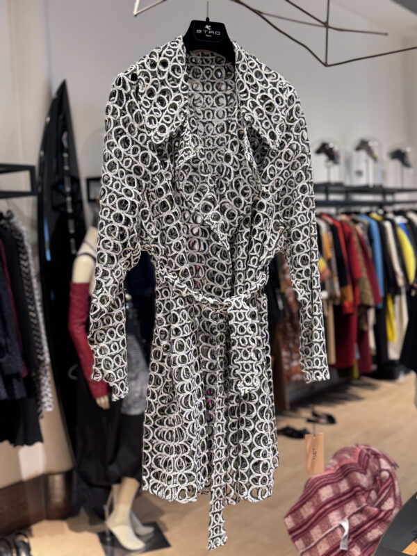 TRENCH BAROQUE ALAÏA VERDE