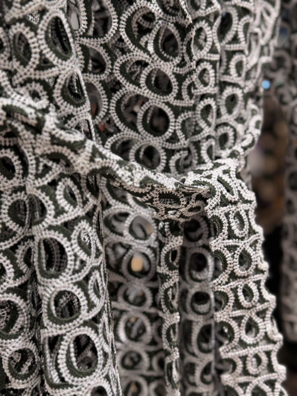 TRENCH BAROQUE ALAÏA VERDE