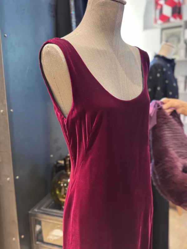 VESTIDO TERCIOPELO ALBERTA FERRETI