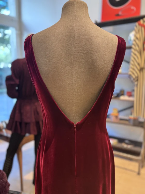 VESTIDO TERCIOPELO ALBERTA FERRETI