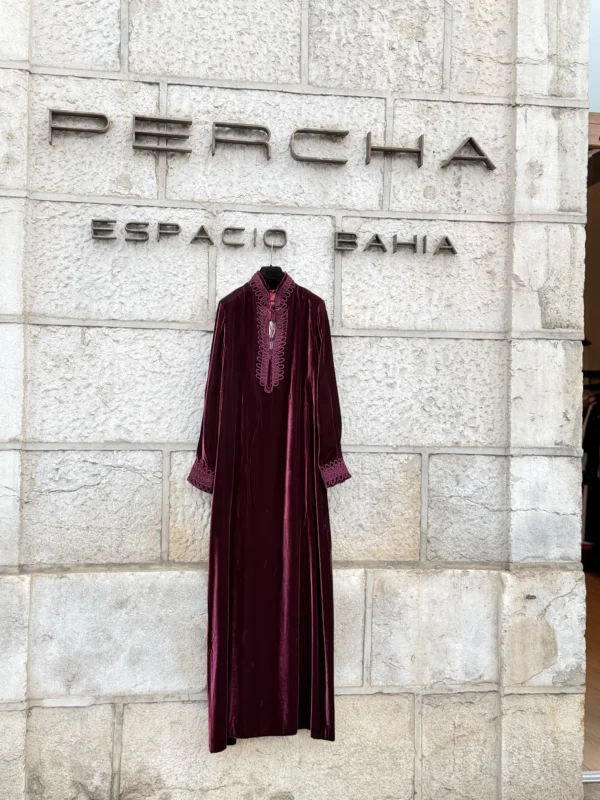 Vestido largo terciopelo