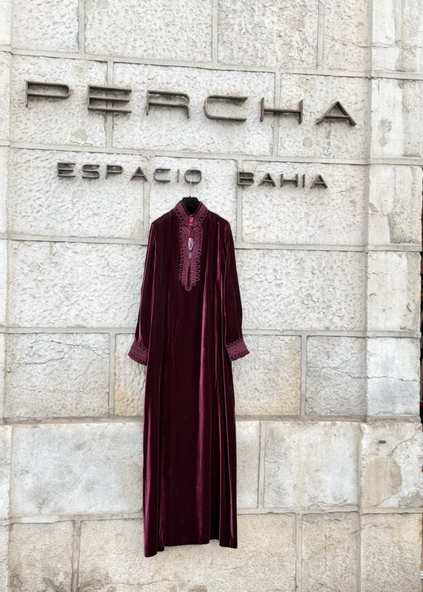 Vestido largo terciopelo