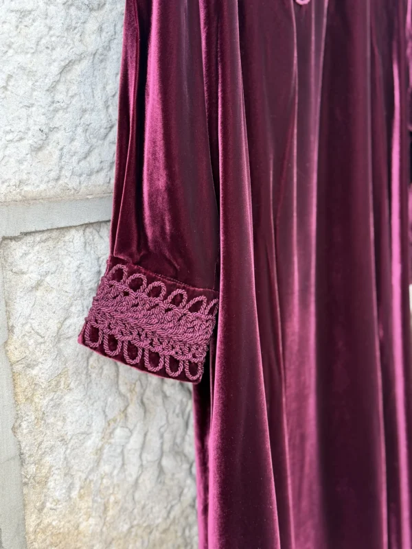 Vestido largo terciopelo