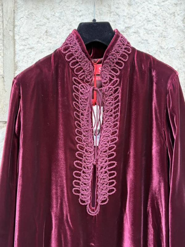 Vestido largo terciopelo