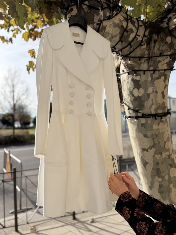 ABRIGO BLANCO ALAIA ABRIGO BLANCO ALAIA