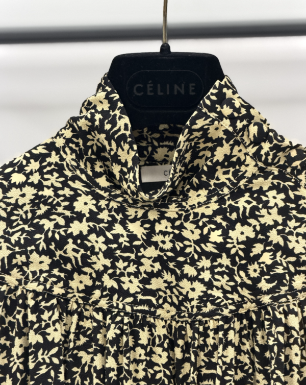 camisa estampada celine