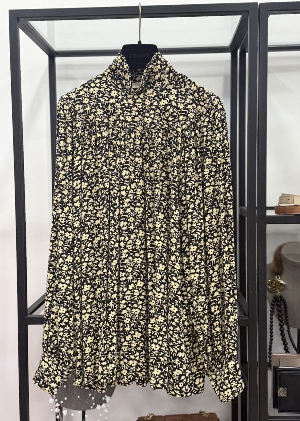 camisa estampada celine camisa estampada celine