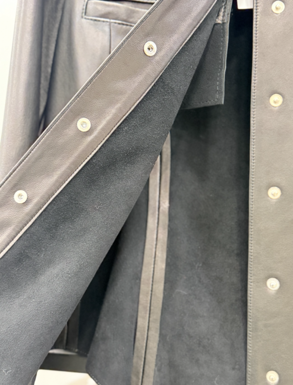 CHAQUETA CAMISERA PIEL PACO RABANE