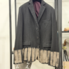 WOOL GLEN CHECK JACKET SUZUSAN