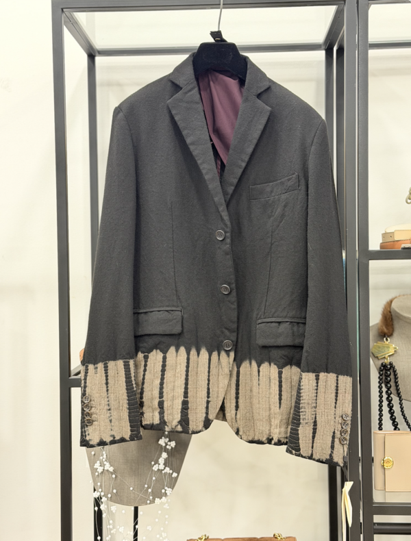 WOOL GLEN CHECK JACKET SUZUSAN