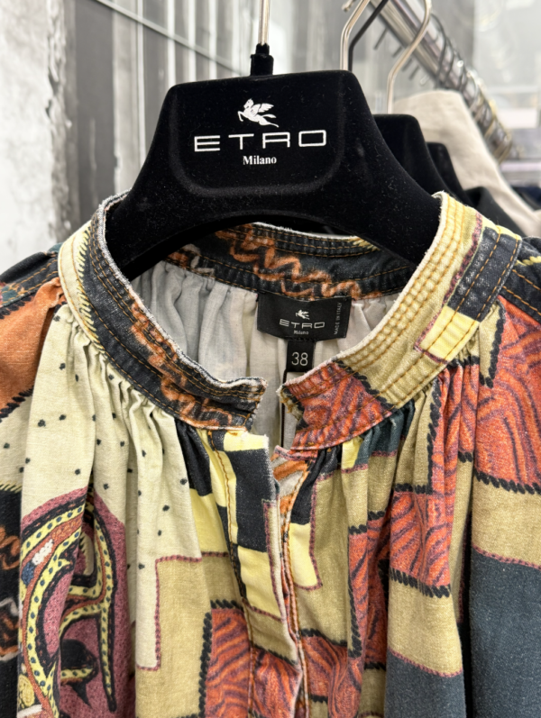 Camisa Etro Patchwork Camisa Etro Patchwork