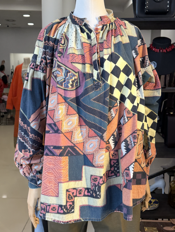 Camisa Etro Patchwork Camisa Etro Patchwork