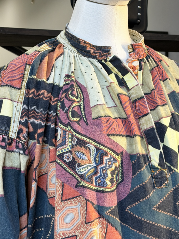 Camisa Etro Patchwork Camisa Etro Patchwork