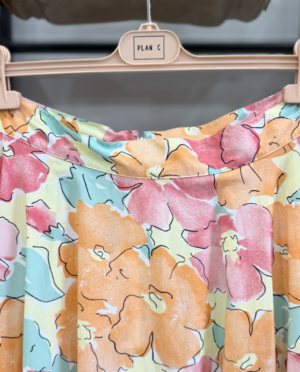 falda maxi flores plan c falda maxi flores plan c