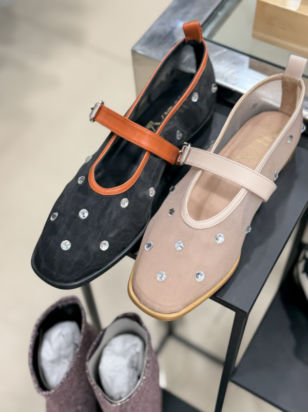 sandalia rejilla nude