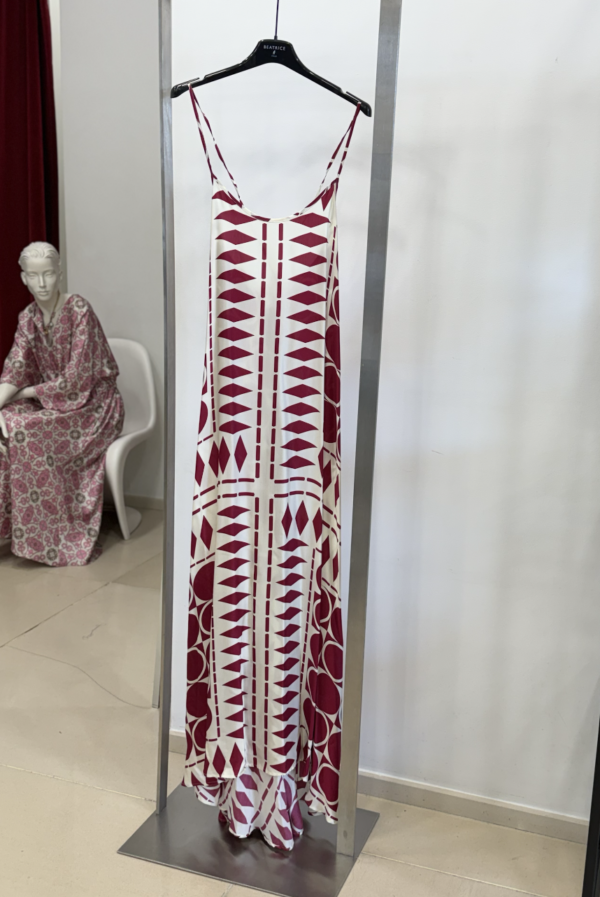 Vestido largo estampado Beatrice