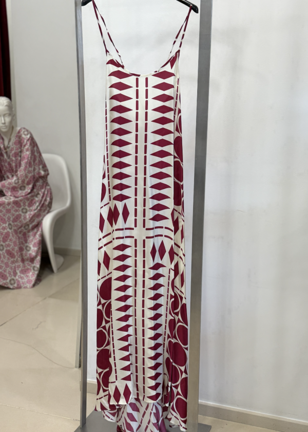 Vestido largo estampado Beatrice