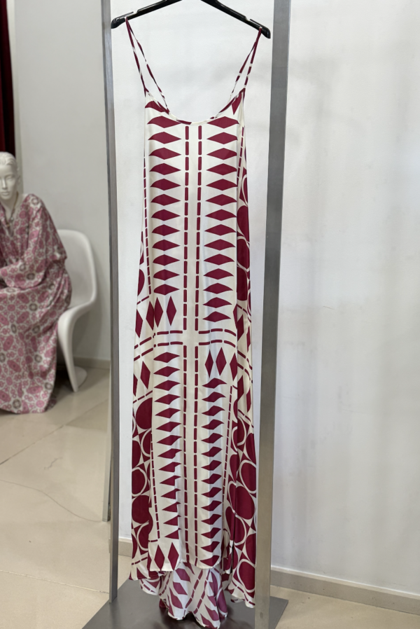 Vestido largo estampado Beatrice