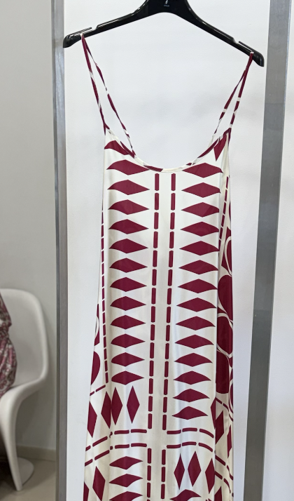 Vestido largo estampado Beatrice