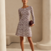 ALAÏA ROBE ADENIUM