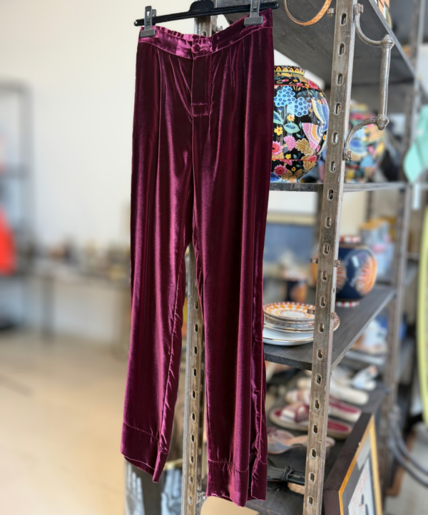 REBAJAS PERCHA (12) pantalon eventos terciopelo